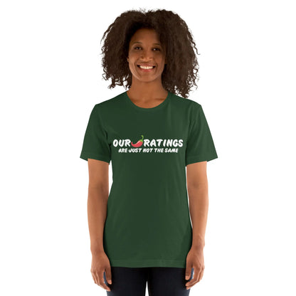 Bookish Shop "Our Chili Pepper Ratings" Unisex t-shirt - TBRaring
