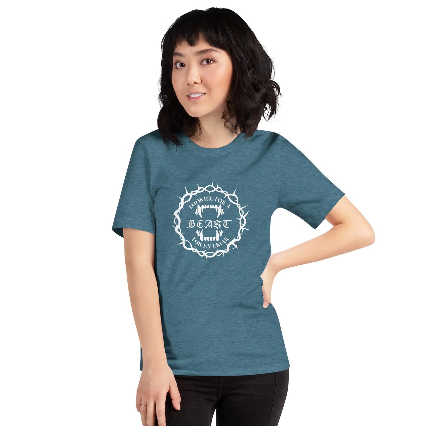 "Looking For A Beast For My Briar" Unisex t-shirt bookish merch - TBRaring