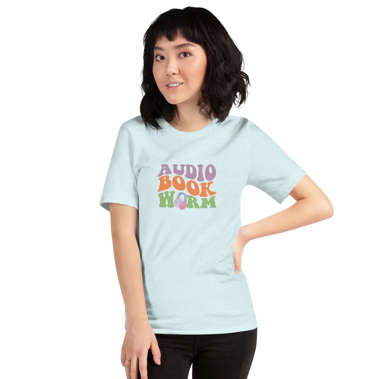 "Audio Book Worm" Unisex t-shirt Bookish Goods - TBRaring