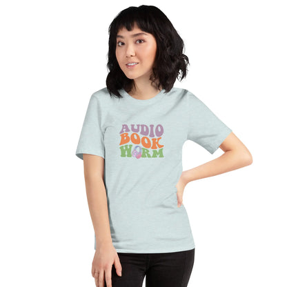 "Audio Book Worm" Unisex t-shirt Bookish Goods - TBRaring