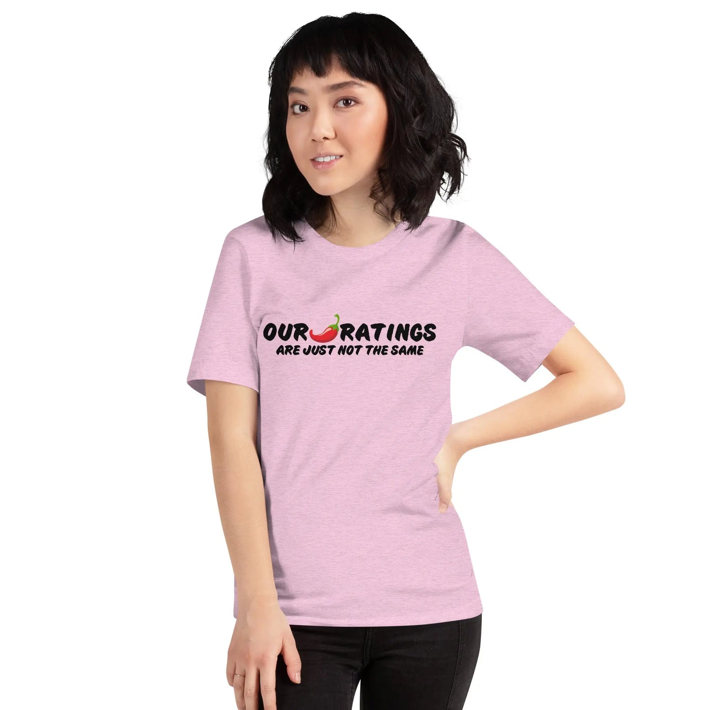 Bookish Shop "Our Chili Pepper Ratings" Unisex t-shirt - TBRaring