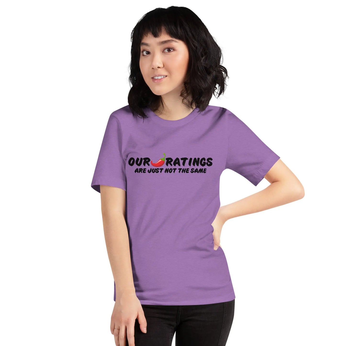 Bookish Shop "Our Chili Pepper Ratings" Unisex t-shirt - TBRaring