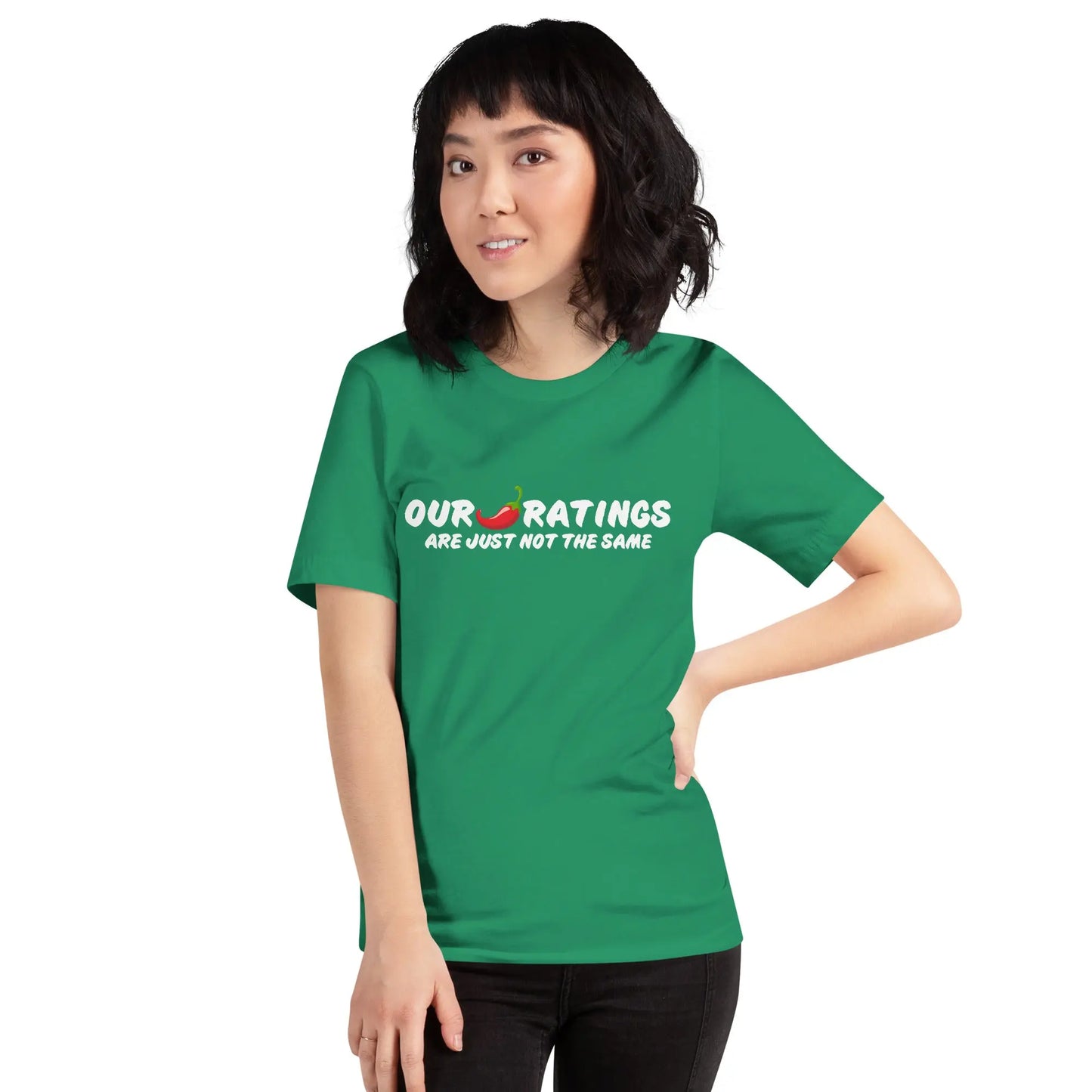Bookish Shop "Our Chili Pepper Ratings" Unisex t-shirt - TBRaring