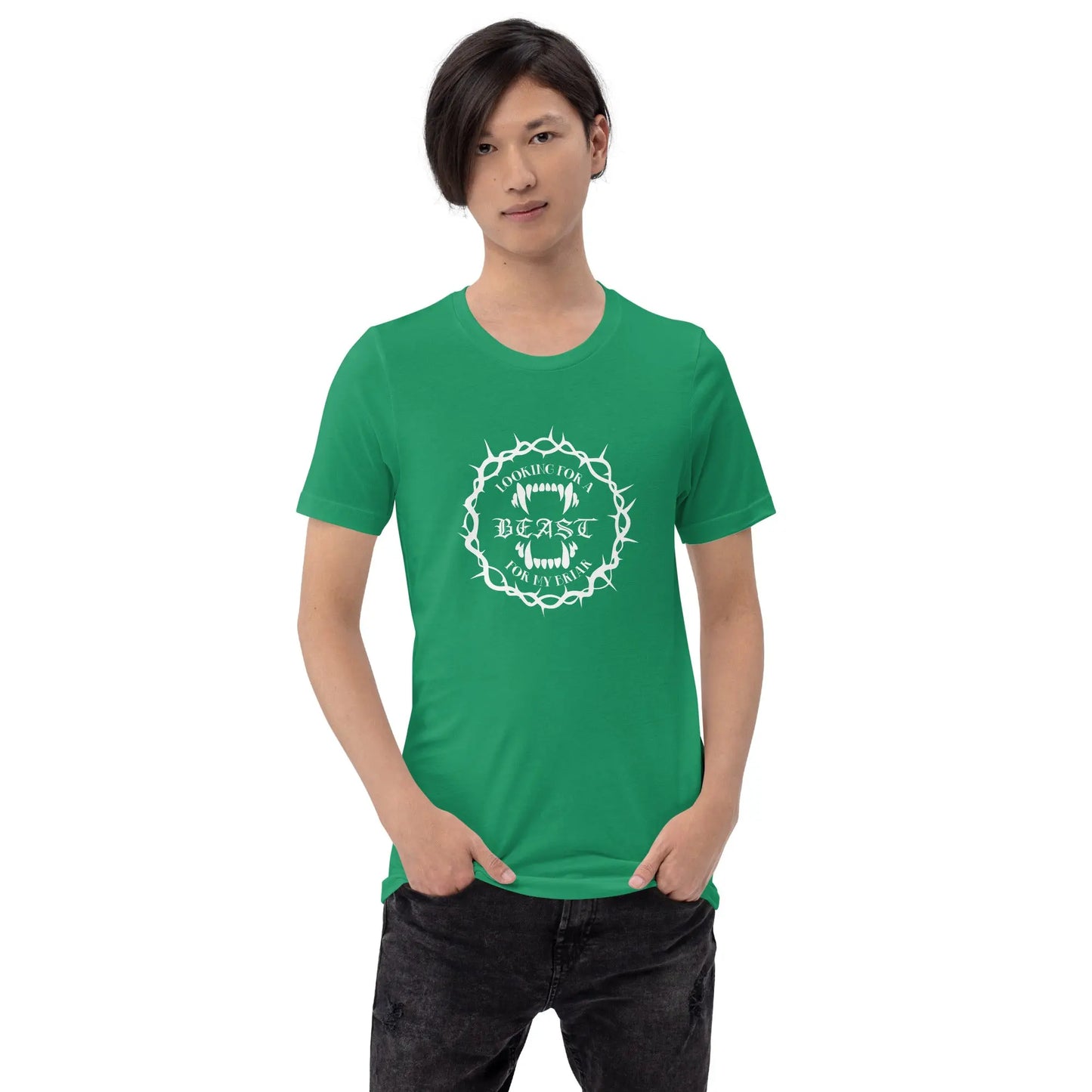 "Looking For A Beast For My Briar" Unisex t-shirt bookish merch - TBRaring