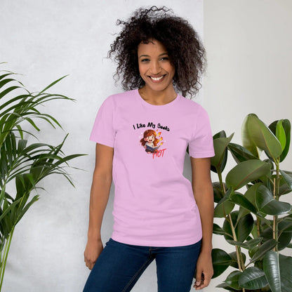 "I Like My Books Hot" Unisex t-shirt bookish merch - TBRaring
