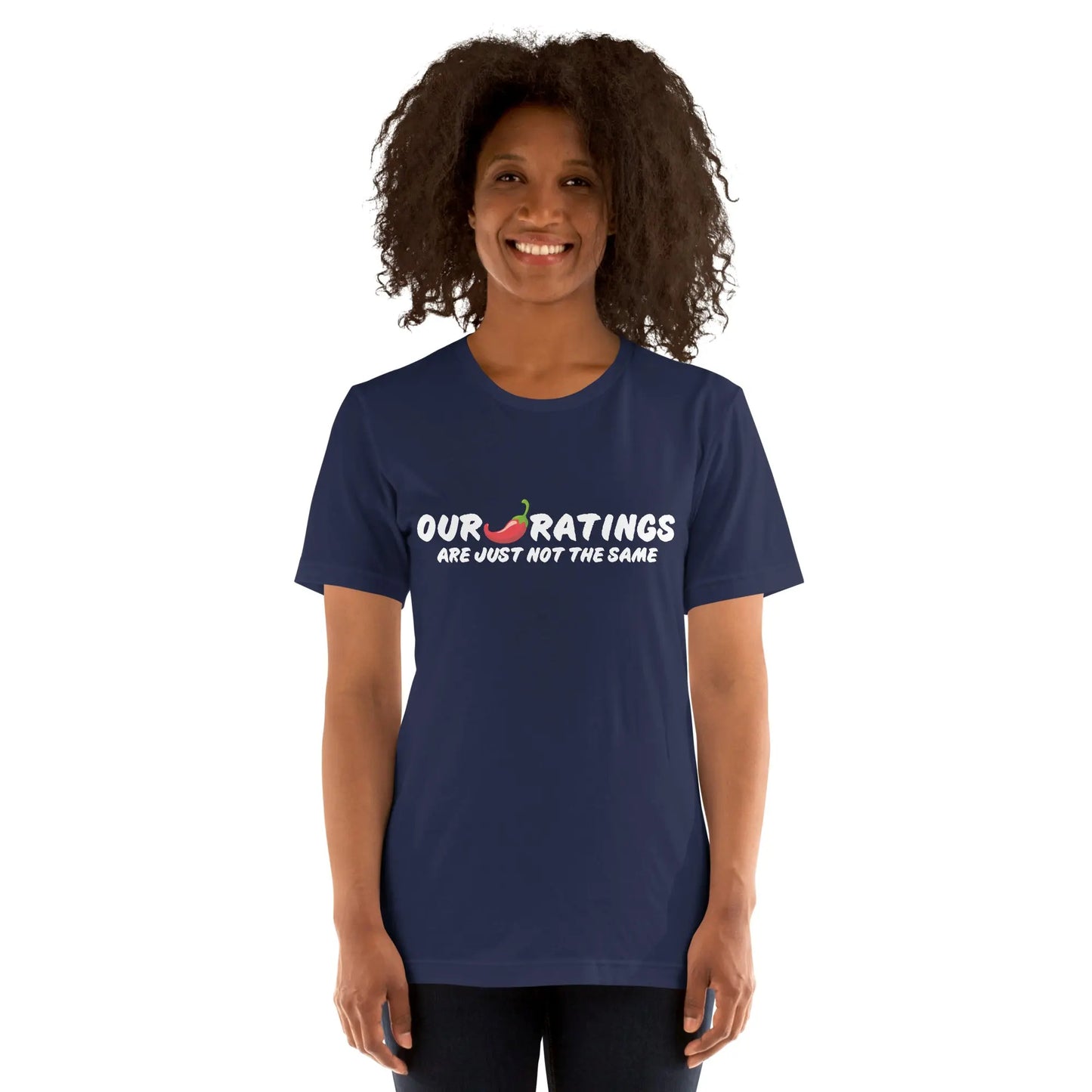 Bookish Shop "Our Chili Pepper Ratings" Unisex t-shirt - TBRaring