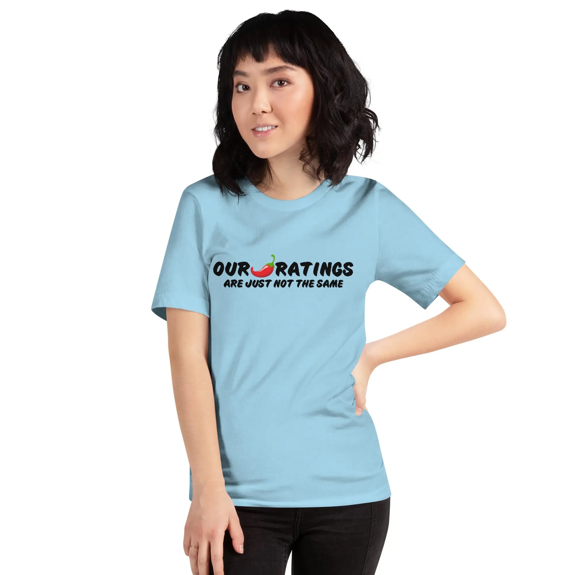 Bookish Shop "Our Chili Pepper Ratings" Unisex t-shirt - TBRaring