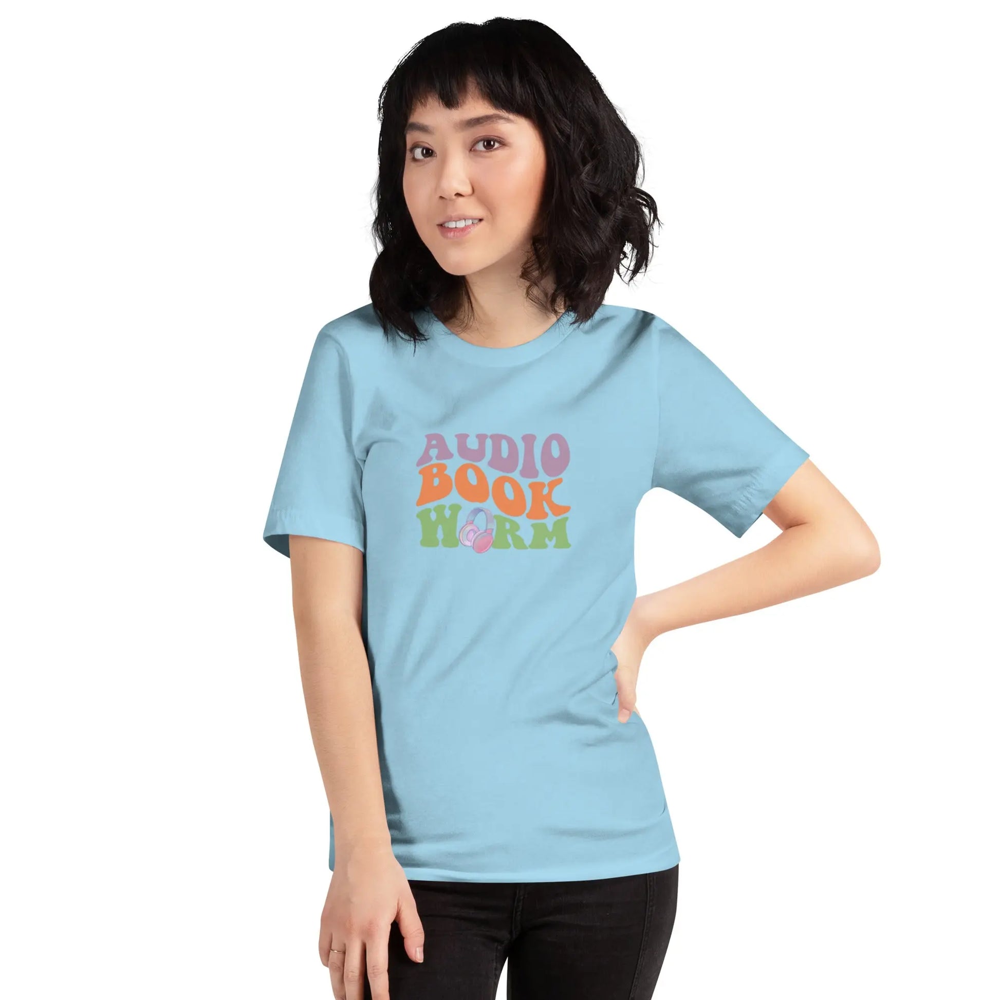 "Audio Book Worm" Unisex t-shirt Bookish Goods - TBRaring