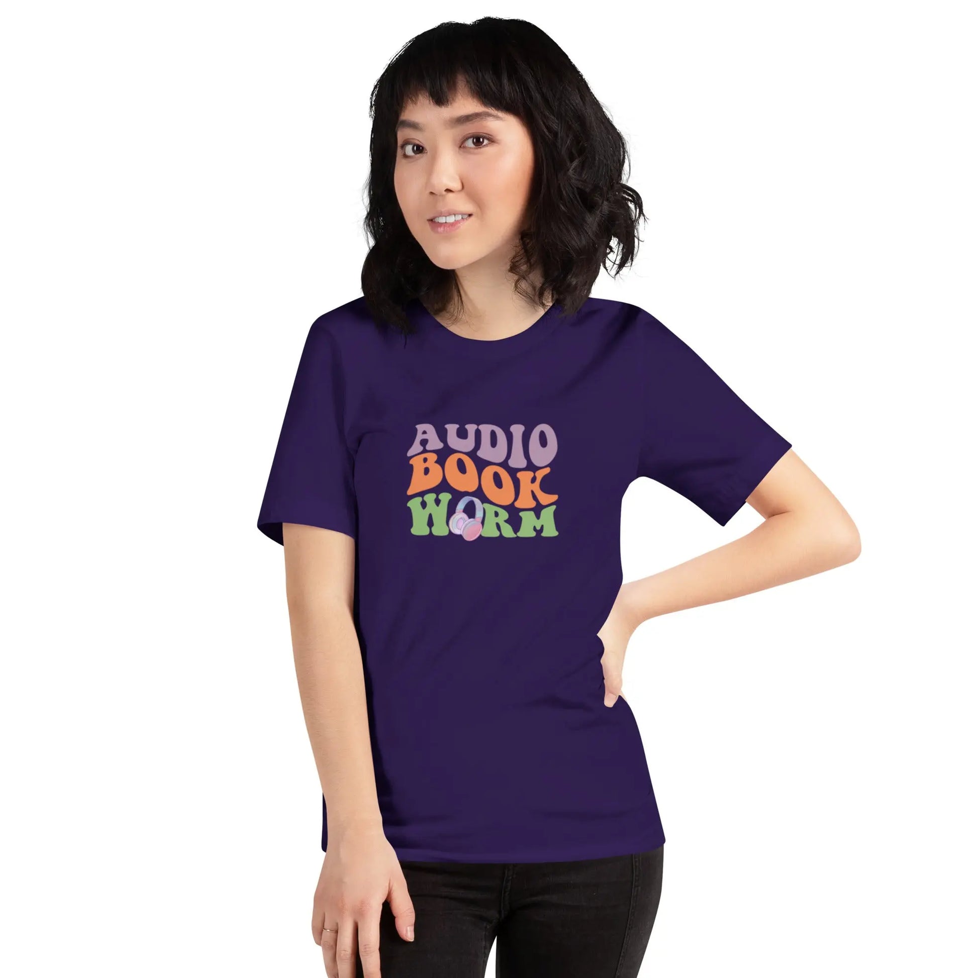 "Audio Book Worm" Unisex t-shirt Bookish Goods - TBRaring
