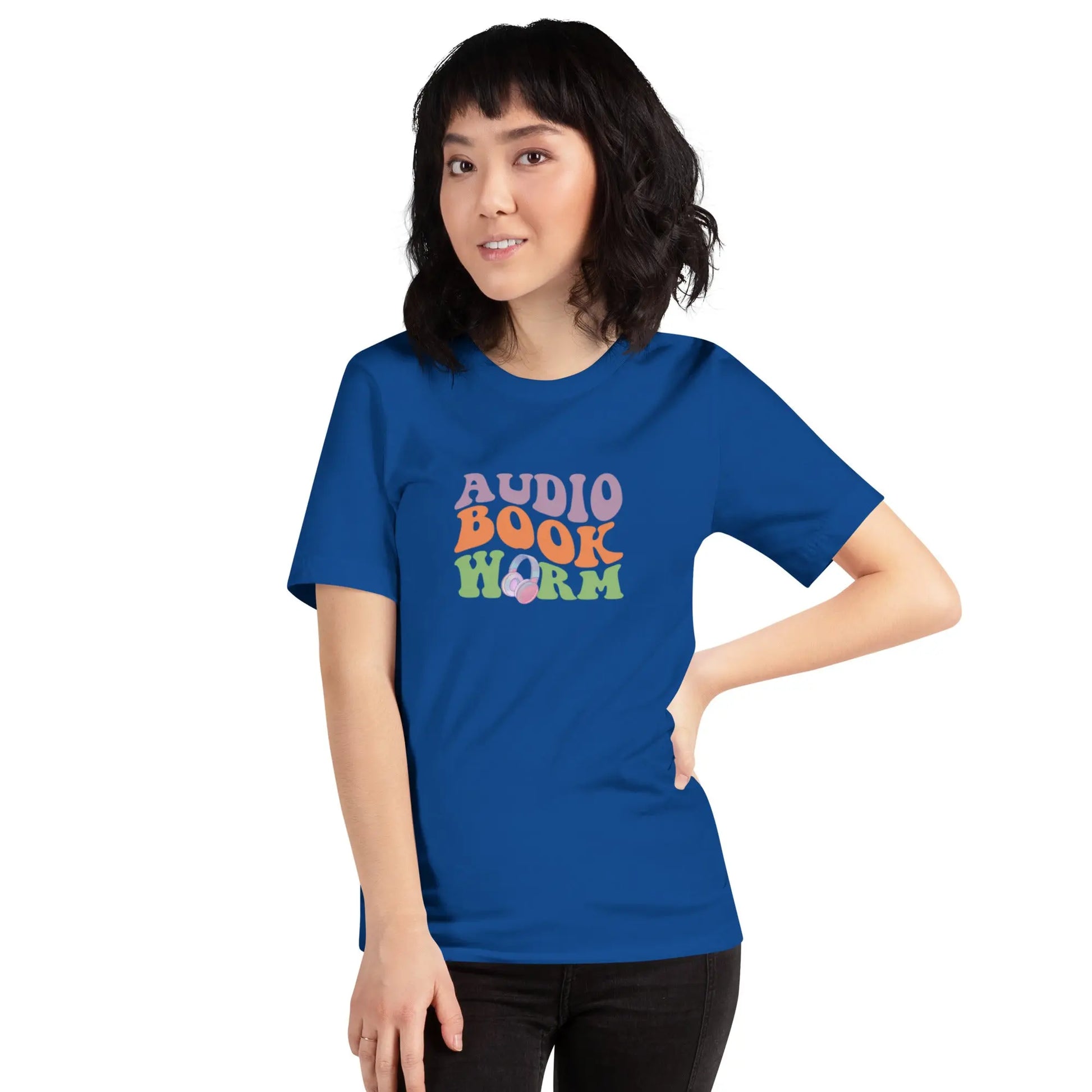 "Audio Book Worm" Unisex t-shirt Bookish Goods - TBRaring