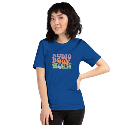 "Audio Book Worm" Unisex t-shirt Bookish Goods - TBRaring