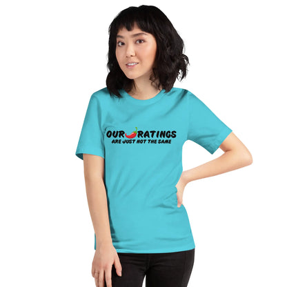 Bookish Shop "Our Chili Pepper Ratings" Unisex t-shirt - TBRaring