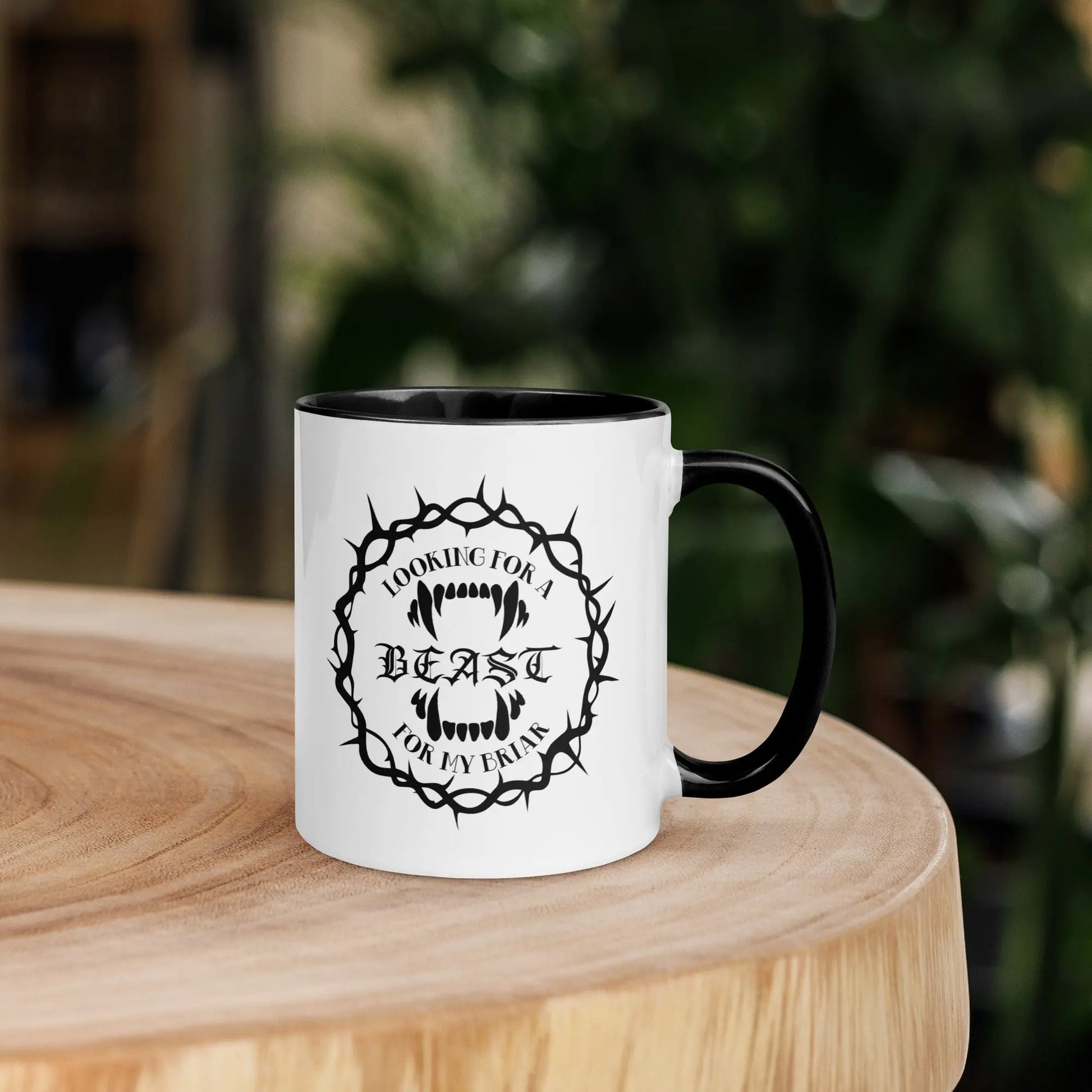 Bookish Shop "Looking For A Beast For My Briar" Mug - TBRaring
