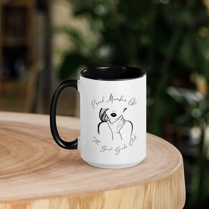 "Proud Member of the Good Girl Club" Bookish Merch Mug with Color Inside - TBRaring