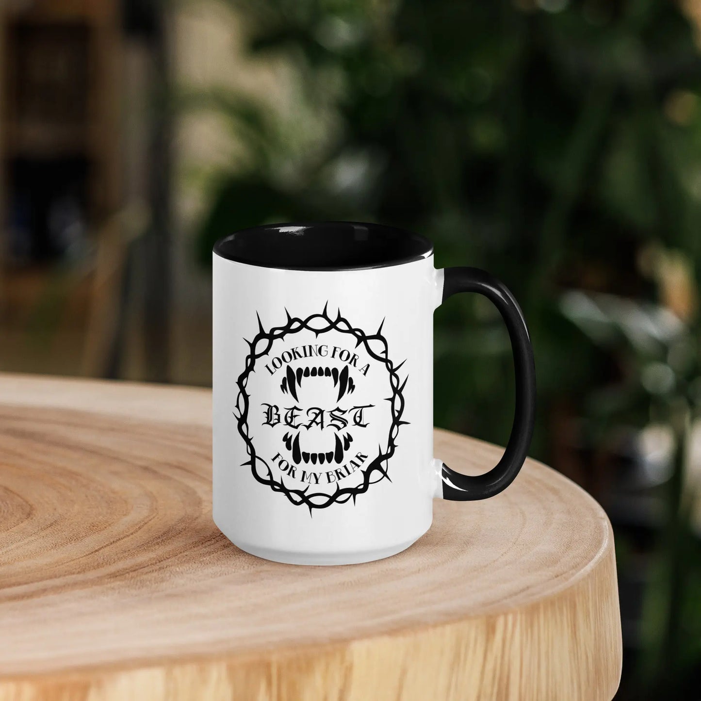 Bookish Shop "Looking For A Beast For My Briar" Mug - TBRaring