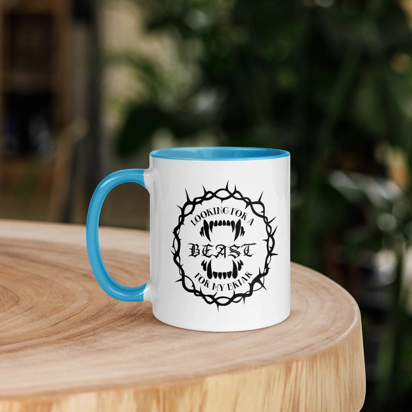 Bookish Shop "Looking For A Beast For My Briar" Mug - TBRaring