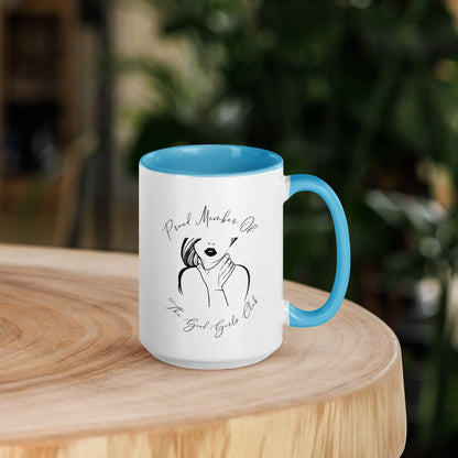 "Proud Member of the Good Girl Club" Bookish Merch Mug with Color Inside - TBRaring