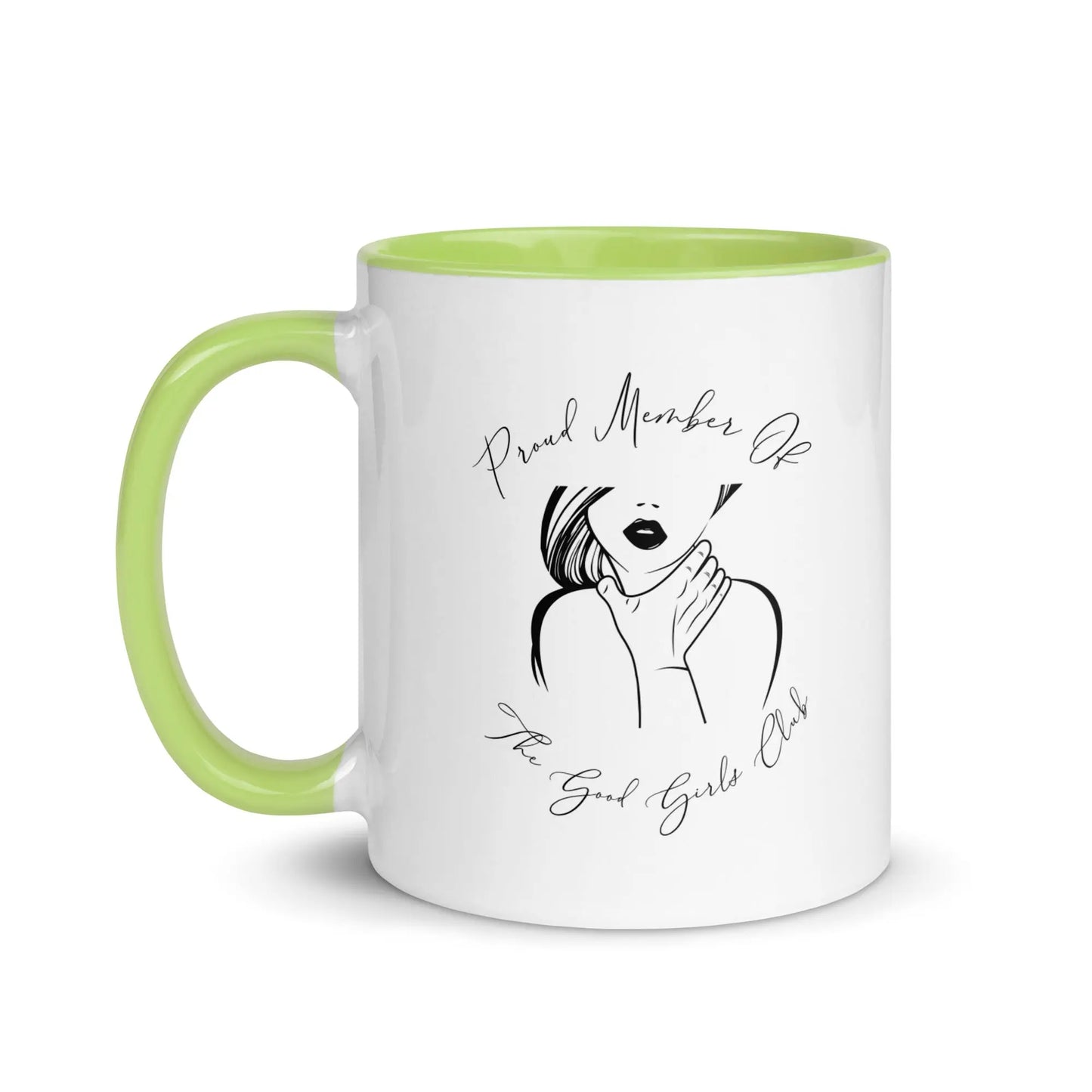 "Proud Member of the Good Girl Club" Bookish Merch Mug with Color Inside - TBRaring