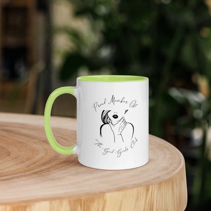 "Proud Member of the Good Girl Club" Bookish Merch Mug with Color Inside - TBRaring
