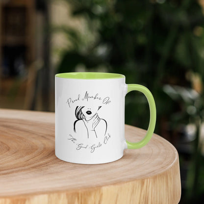 "Proud Member of the Good Girl Club" Bookish Merch Mug with Color Inside - TBRaring