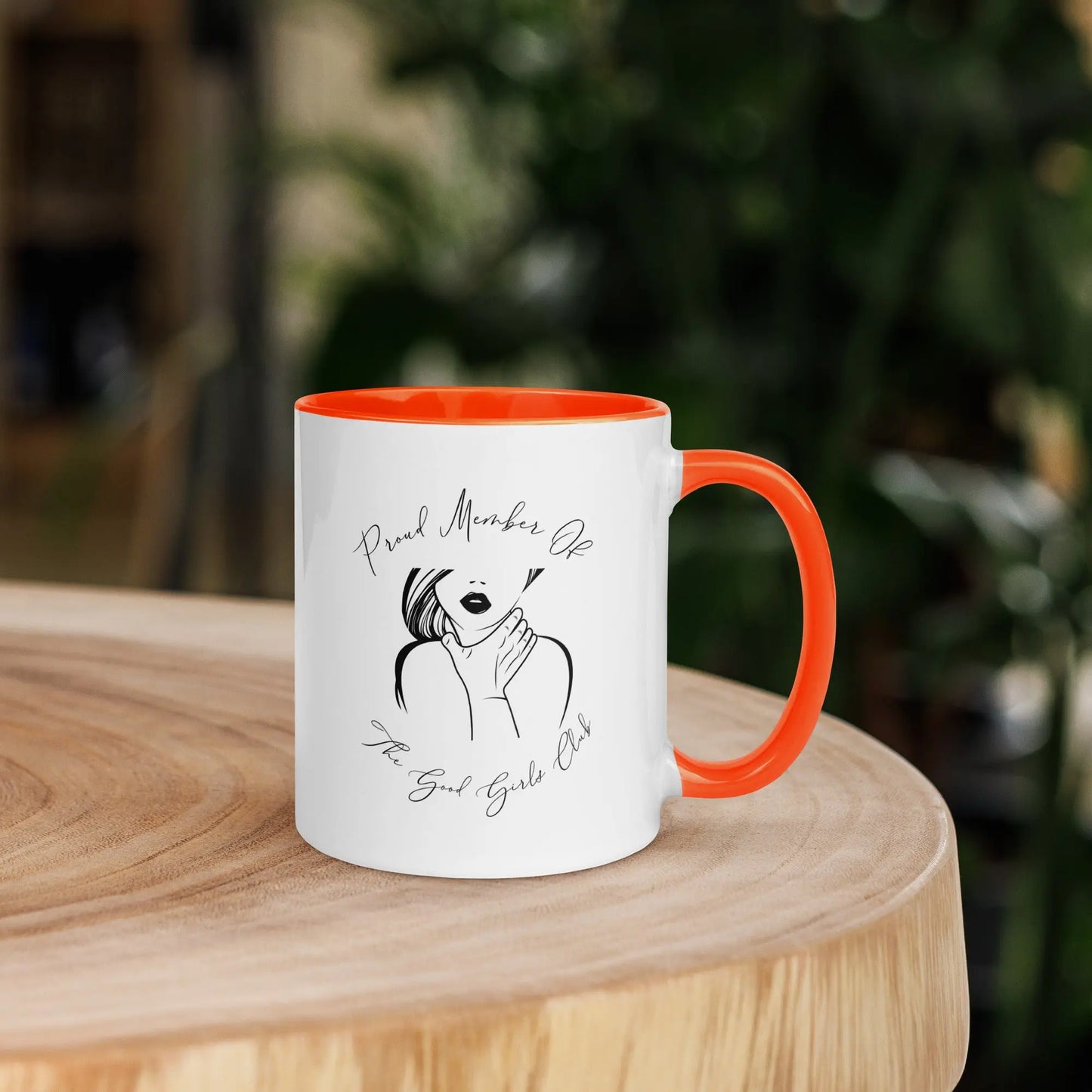 "Proud Member of the Good Girl Club" Bookish Merch Mug with Color Inside - TBRaring