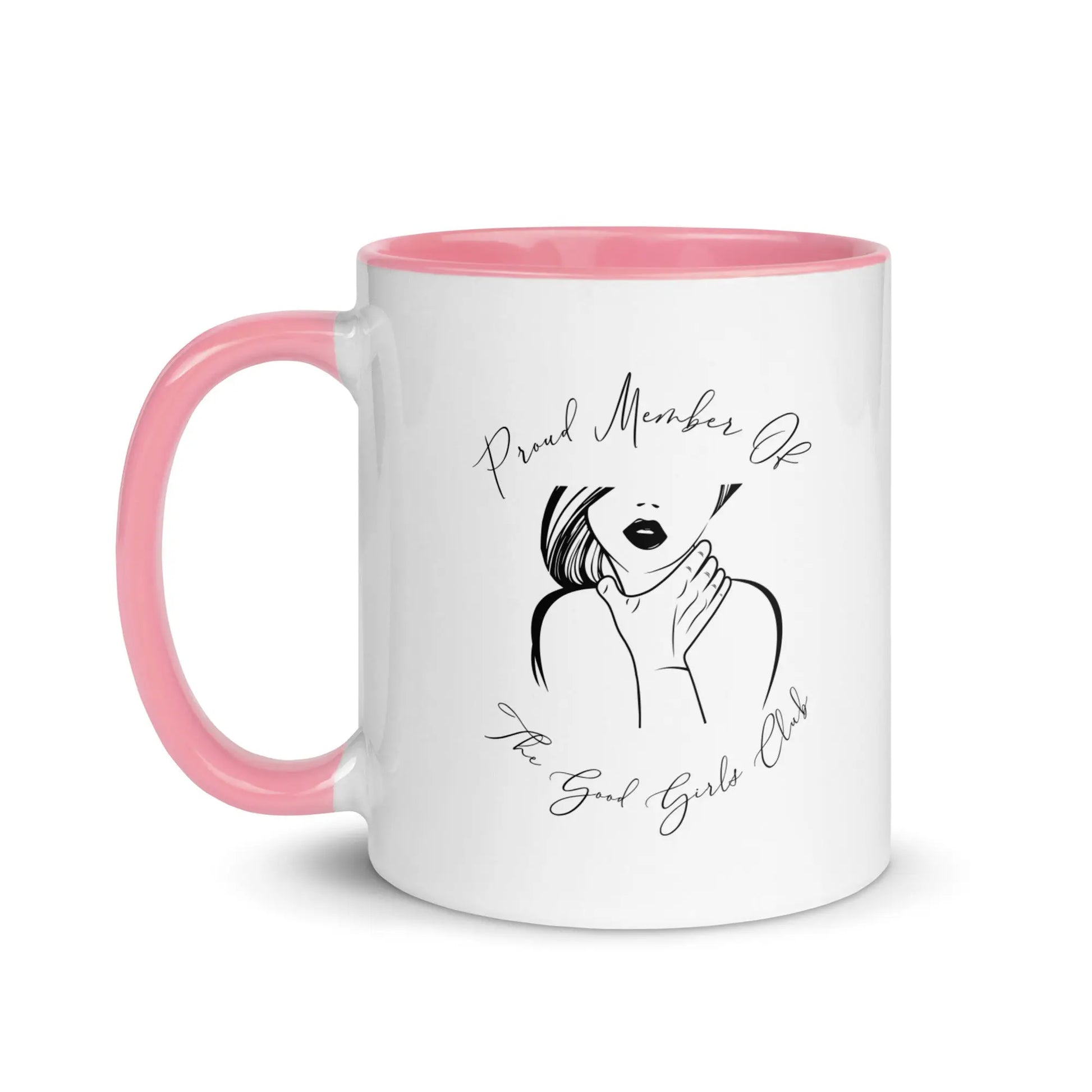 "Proud Member of the Good Girl Club" Bookish Merch Mug with Color Inside - TBRaring