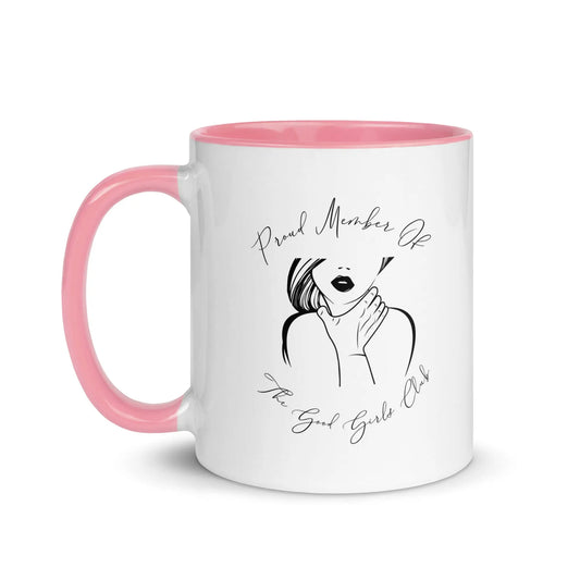 "Proud Member of the Good Girl Club" Bookish Merch Mug with Color Inside - TBRaring