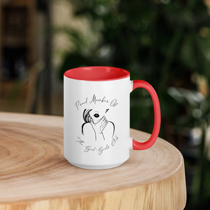 "Proud Member of the Good Girl Club" Bookish Merch Mug with Color Inside - TBRaring