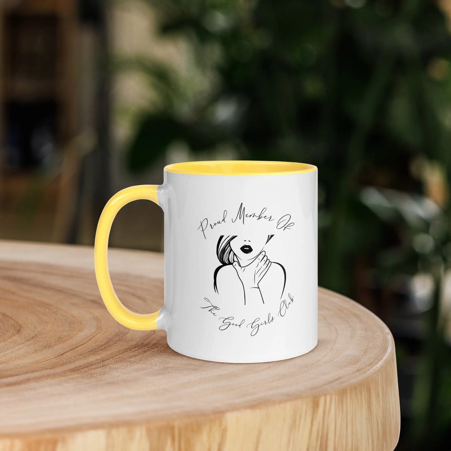 "Proud Member of the Good Girl Club" Bookish Merch Mug with Color Inside - TBRaring