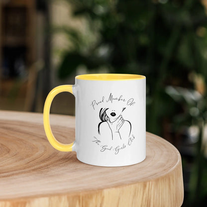 "Proud Member of the Good Girl Club" Bookish Merch Mug with Color Inside - TBRaring