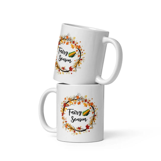 "Fairy Corn Season" White Mug Perfect Bookish Goods - TBRaring