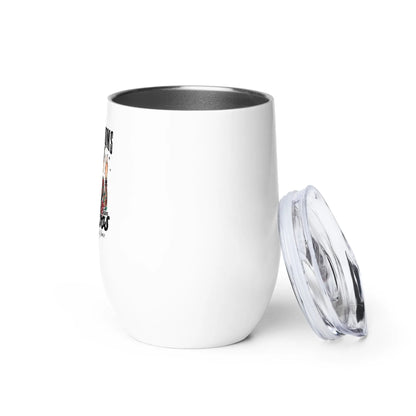 Cool Moms Have Tattoos and Love Why Choose Wine tumbler - TBRaring