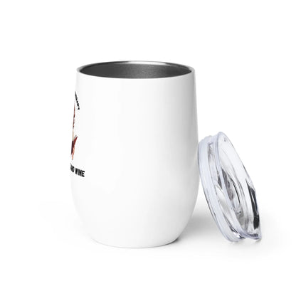 I Don't Need Therapy I Have Books and Wine Wine tumbler - TBRaring