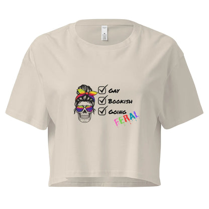 Gay, Bookish, Going Feral Women’s crop top - TBRaring