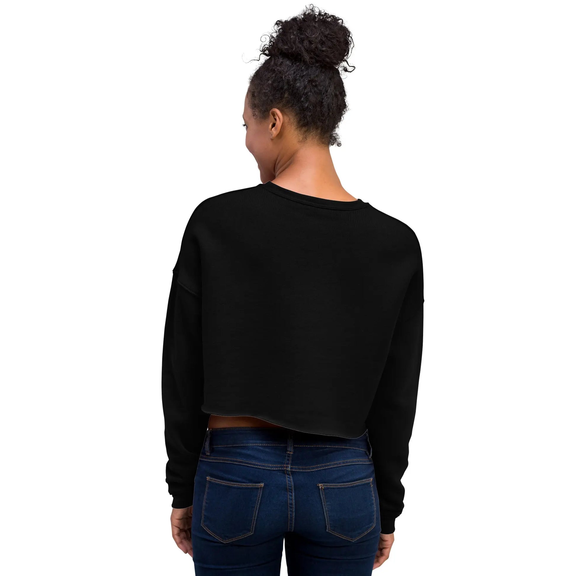 "Every Saint Needs A Little Sinner" Crop Sweatshirt bookish merch - TBRaring