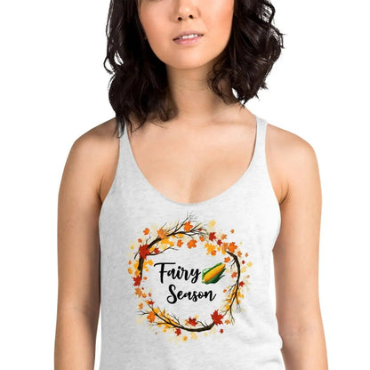 "Fairy Corn Season" Women's Racerback Tank top bookish shop - TBRaring