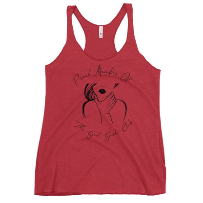 "Proud Member of the Good Girl Club" Women's Racerback Tank Bookish Goods - TBRaring