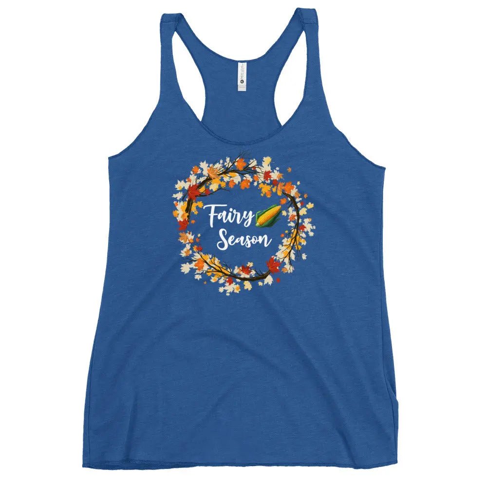 "Fairy Corn Season" Women's Racerback Tank top bookish shop - TBRaring