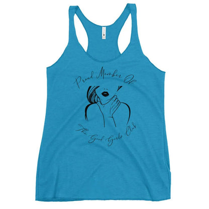 "Proud Member of the Good Girl Club" Women's Racerback Tank Bookish Goods - TBRaring