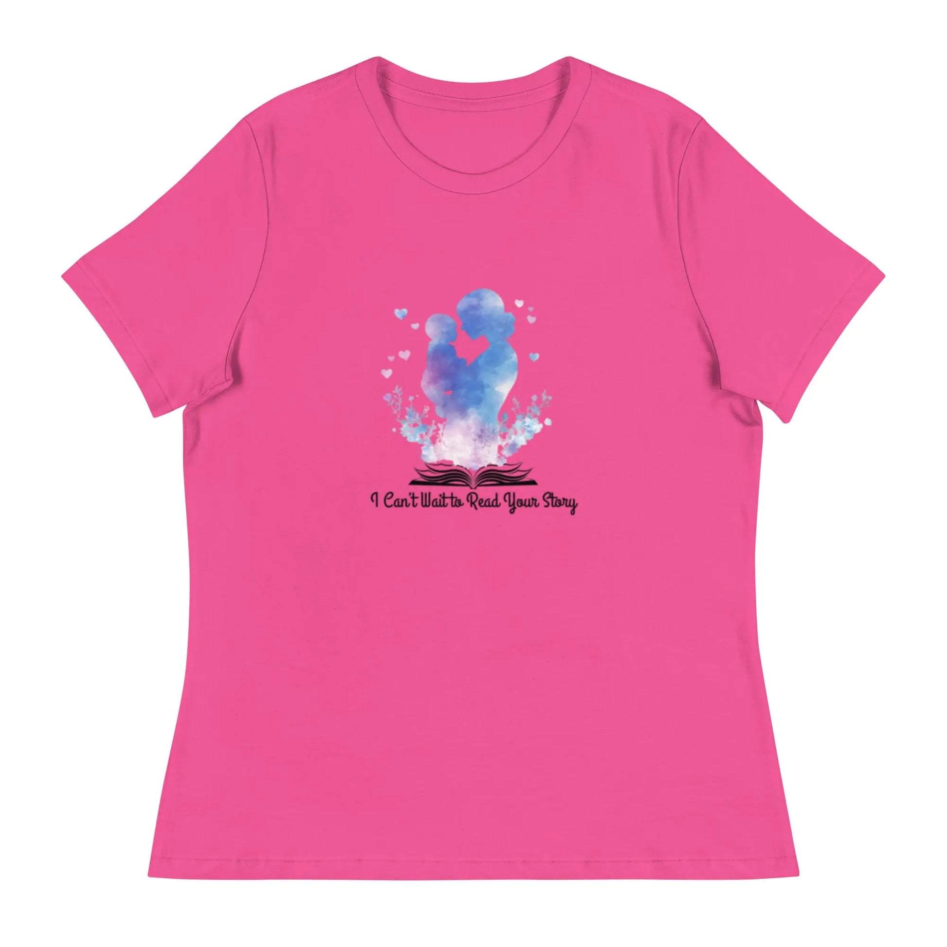 "I Can't Wait to Read Your Story" Women's Relaxed Bookishly T-Shirt - TBRaring