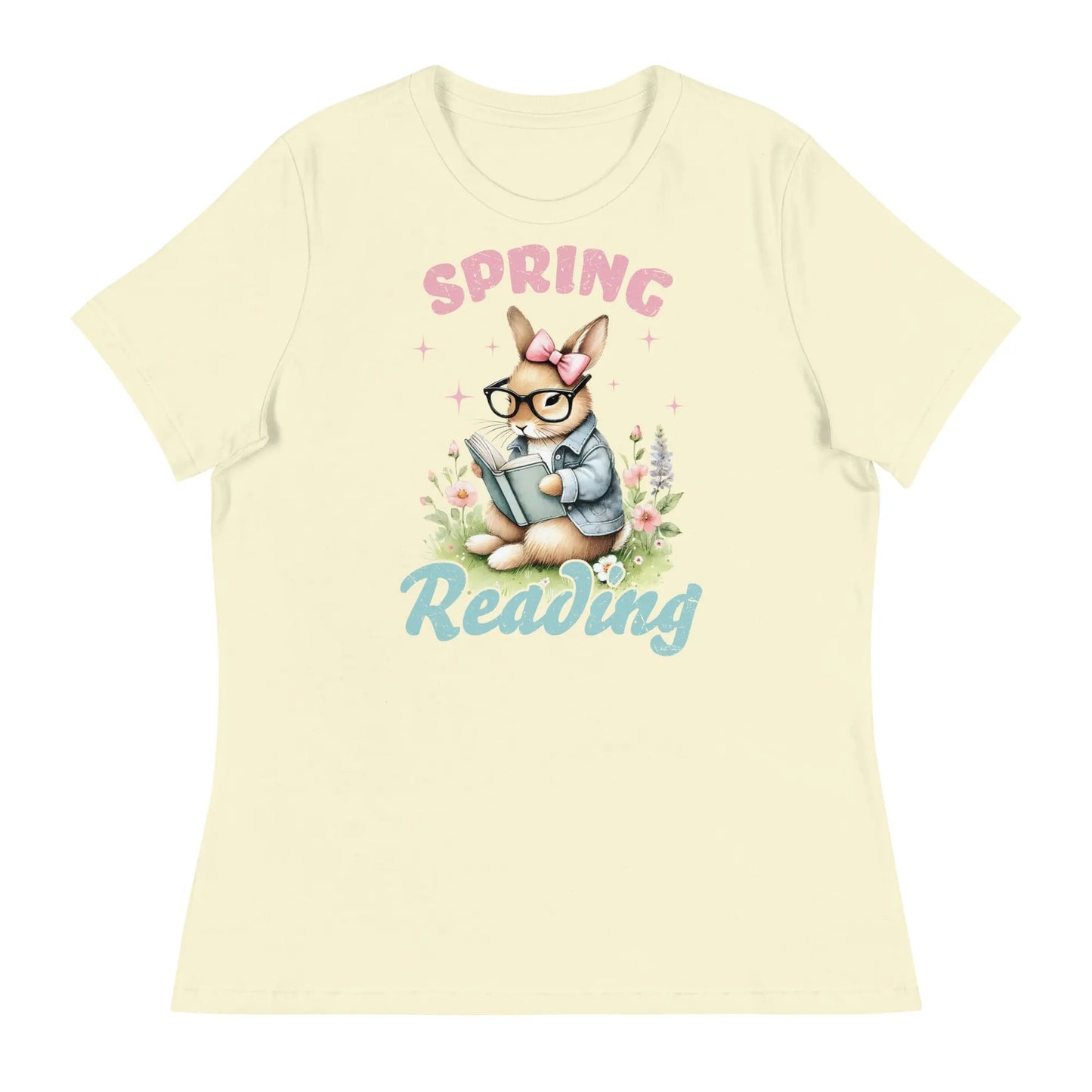 Bookish Shop "Spring Reading" Women's Relaxed T-Shirt - TBRaring