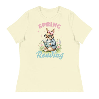 Bookish Shop "Spring Reading" Women's Relaxed T-Shirt - TBRaring