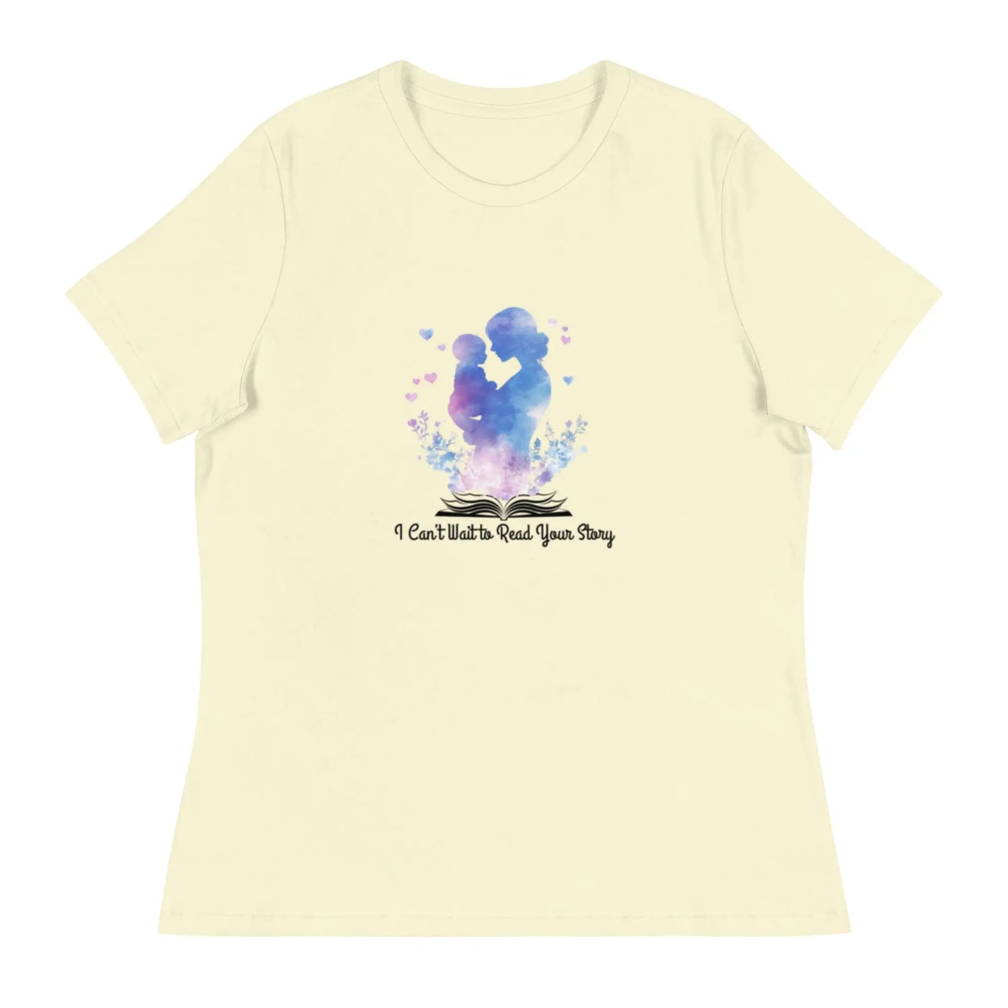 "I Can't Wait to Read Your Story" Women's Relaxed Bookishly T-Shirt - TBRaring