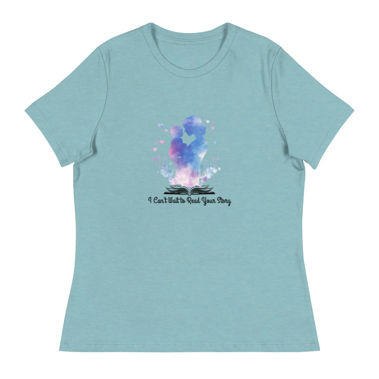 "I Can't Wait to Read Your Story" Women's Relaxed Bookishly T-Shirt - TBRaring