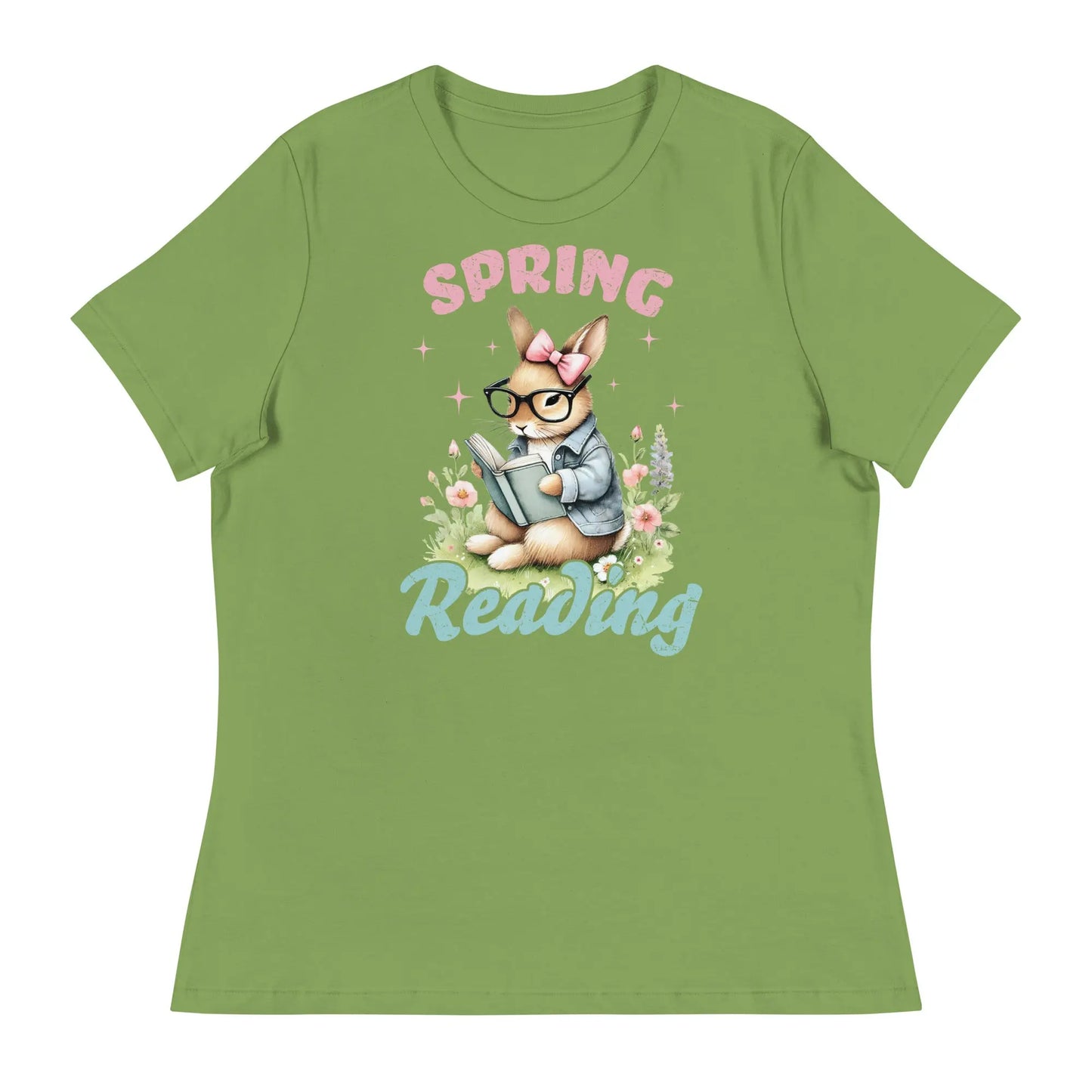 Bookish Shop "Spring Reading" Women's Relaxed T-Shirt - TBRaring
