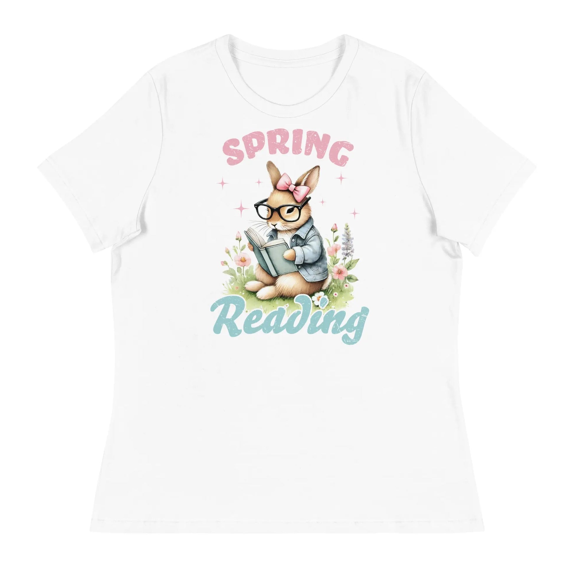 Bookish Shop "Spring Reading" Women's Relaxed T-Shirt - TBRaring